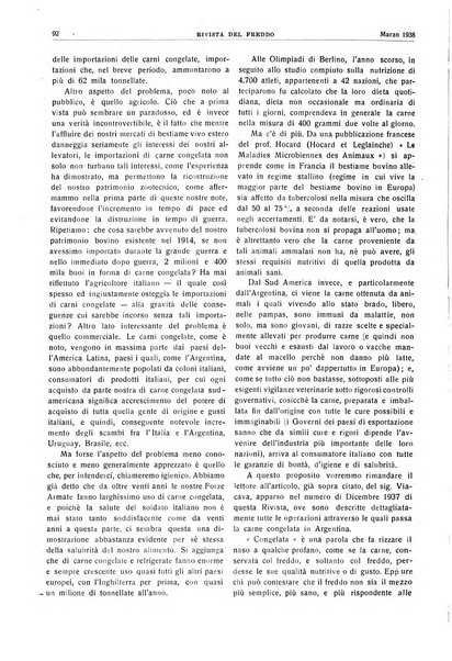 Rivista del freddo periodico mensile illustrato tecnico, scientifico, economico, commerciale