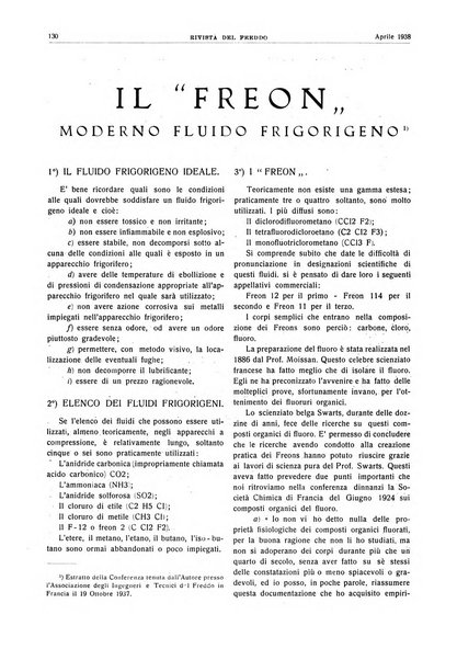 Rivista del freddo periodico mensile illustrato tecnico, scientifico, economico, commerciale