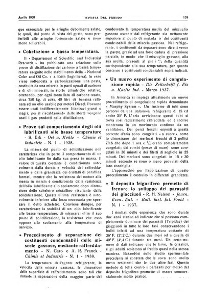 Rivista del freddo periodico mensile illustrato tecnico, scientifico, economico, commerciale