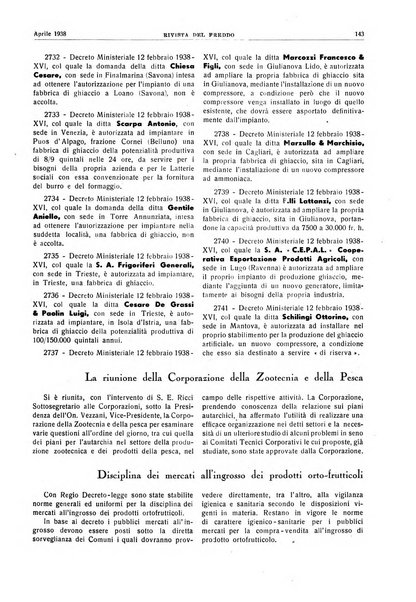 Rivista del freddo periodico mensile illustrato tecnico, scientifico, economico, commerciale