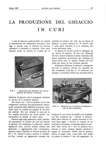 Rivista del freddo periodico mensile illustrato tecnico, scientifico, economico, commerciale