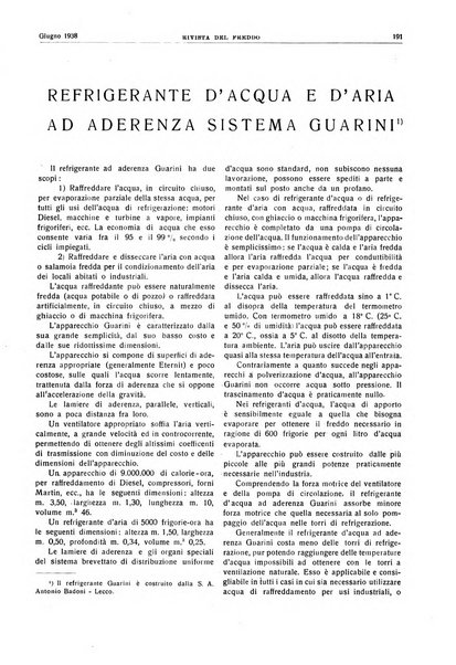 Rivista del freddo periodico mensile illustrato tecnico, scientifico, economico, commerciale