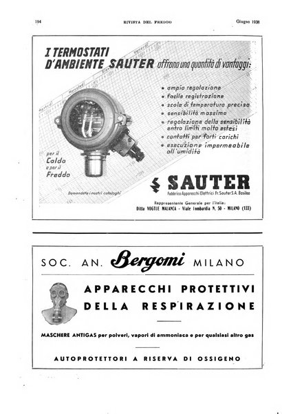 Rivista del freddo periodico mensile illustrato tecnico, scientifico, economico, commerciale