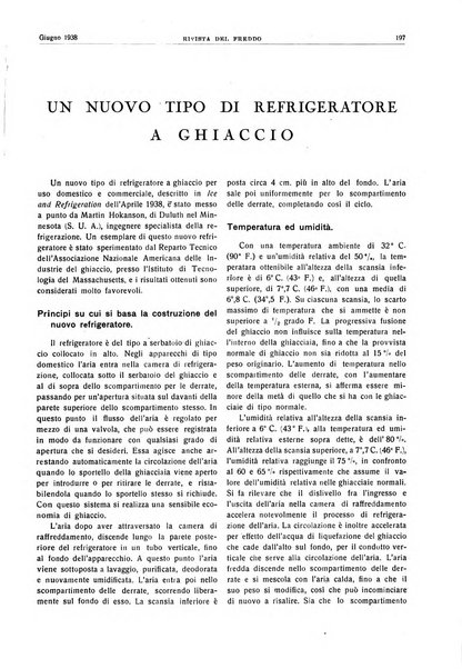 Rivista del freddo periodico mensile illustrato tecnico, scientifico, economico, commerciale