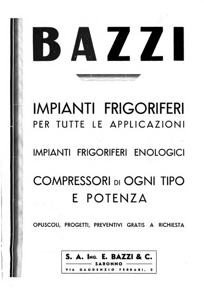 Rivista del freddo periodico mensile illustrato tecnico, scientifico, economico, commerciale