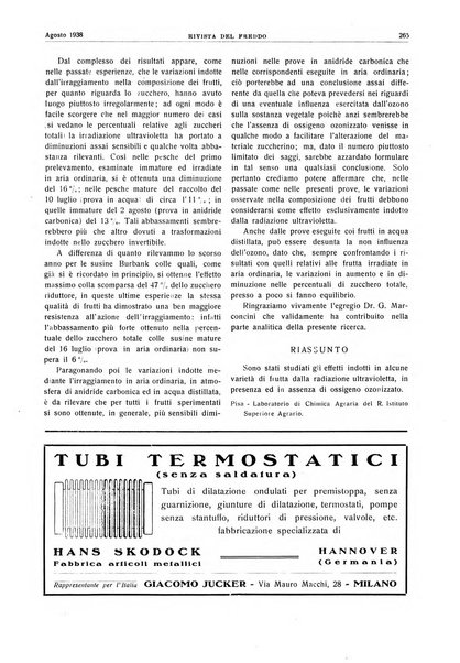 Rivista del freddo periodico mensile illustrato tecnico, scientifico, economico, commerciale