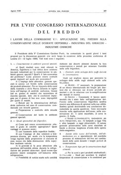 Rivista del freddo periodico mensile illustrato tecnico, scientifico, economico, commerciale