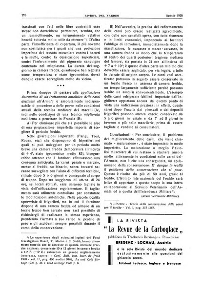 Rivista del freddo periodico mensile illustrato tecnico, scientifico, economico, commerciale