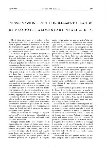 Rivista del freddo periodico mensile illustrato tecnico, scientifico, economico, commerciale