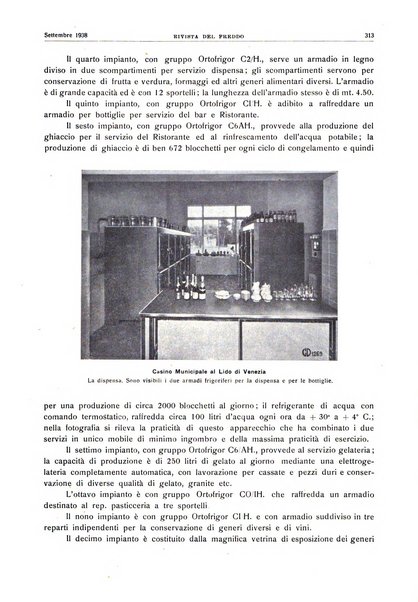 Rivista del freddo periodico mensile illustrato tecnico, scientifico, economico, commerciale