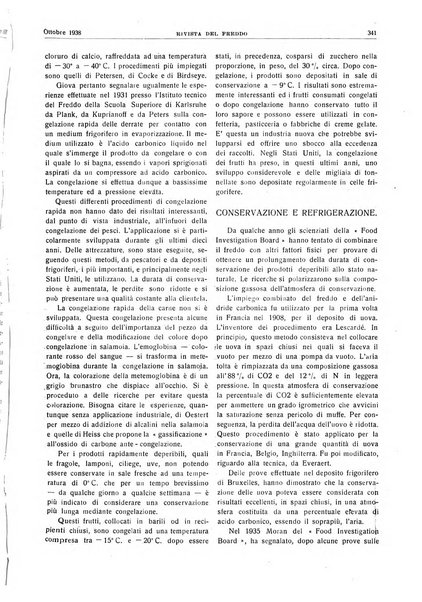 Rivista del freddo periodico mensile illustrato tecnico, scientifico, economico, commerciale