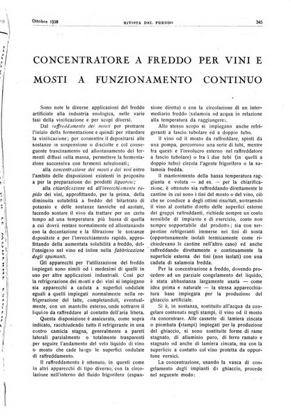 Rivista del freddo periodico mensile illustrato tecnico, scientifico, economico, commerciale