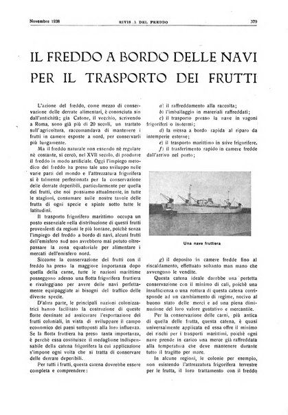 Rivista del freddo periodico mensile illustrato tecnico, scientifico, economico, commerciale