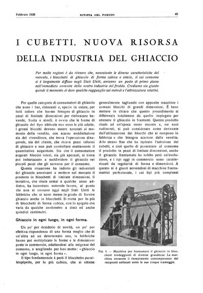 Rivista del freddo periodico mensile illustrato tecnico, scientifico, economico, commerciale