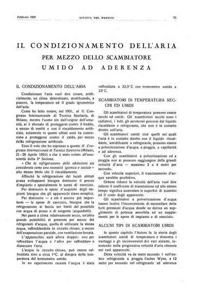 Rivista del freddo periodico mensile illustrato tecnico, scientifico, economico, commerciale