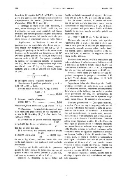 Rivista del freddo periodico mensile illustrato tecnico, scientifico, economico, commerciale