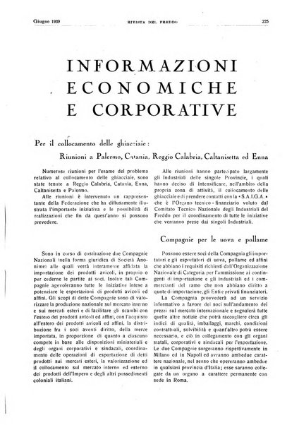 Rivista del freddo periodico mensile illustrato tecnico, scientifico, economico, commerciale