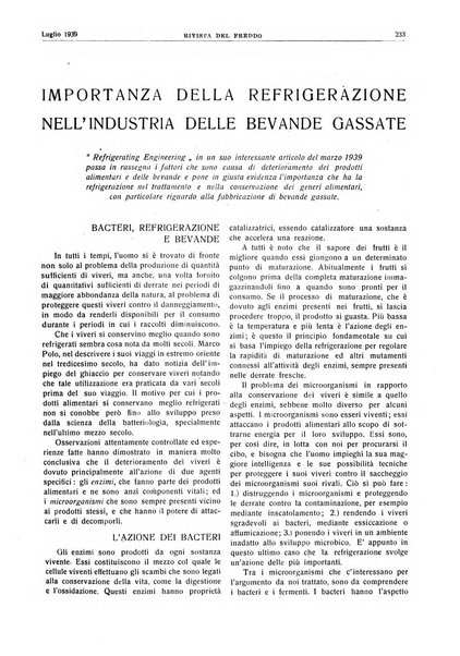 Rivista del freddo periodico mensile illustrato tecnico, scientifico, economico, commerciale