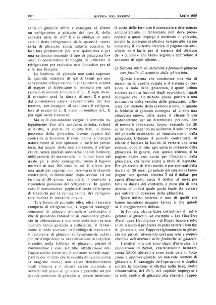 Rivista del freddo periodico mensile illustrato tecnico, scientifico, economico, commerciale