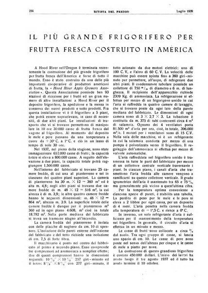 Rivista del freddo periodico mensile illustrato tecnico, scientifico, economico, commerciale