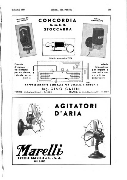 Rivista del freddo periodico mensile illustrato tecnico, scientifico, economico, commerciale