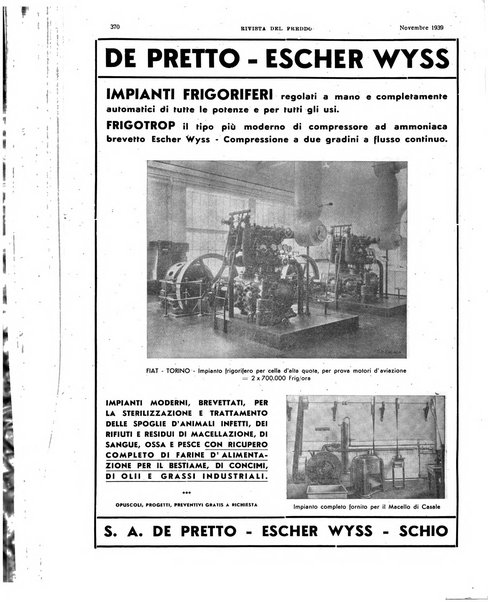 Rivista del freddo periodico mensile illustrato tecnico, scientifico, economico, commerciale