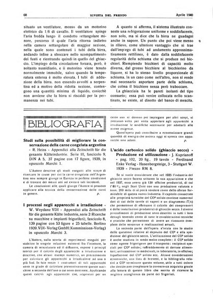 Rivista del freddo periodico mensile illustrato tecnico, scientifico, economico, commerciale