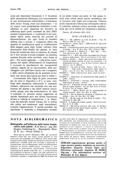 Rivista del freddo periodico mensile illustrato tecnico, scientifico, economico, commerciale