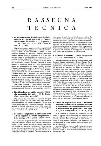 Rivista del freddo periodico mensile illustrato tecnico, scientifico, economico, commerciale