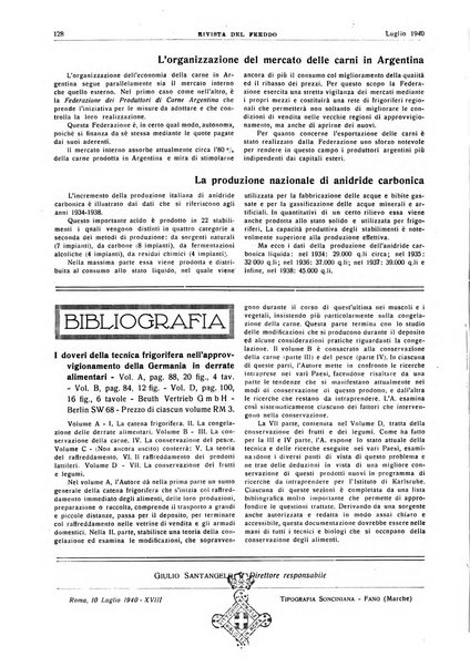 Rivista del freddo periodico mensile illustrato tecnico, scientifico, economico, commerciale