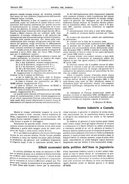 Rivista del freddo periodico mensile illustrato tecnico, scientifico, economico, commerciale