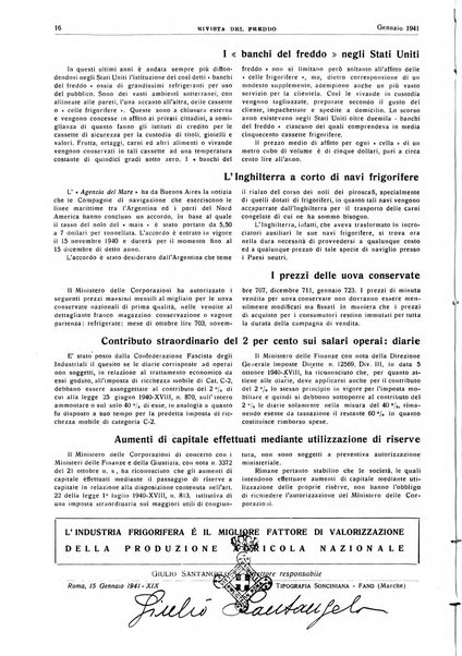 Rivista del freddo periodico mensile illustrato tecnico, scientifico, economico, commerciale