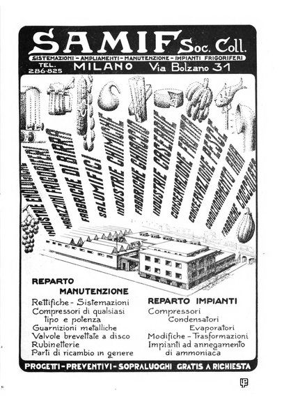 Rivista del freddo periodico mensile illustrato tecnico, scientifico, economico, commerciale