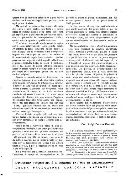 Rivista del freddo periodico mensile illustrato tecnico, scientifico, economico, commerciale