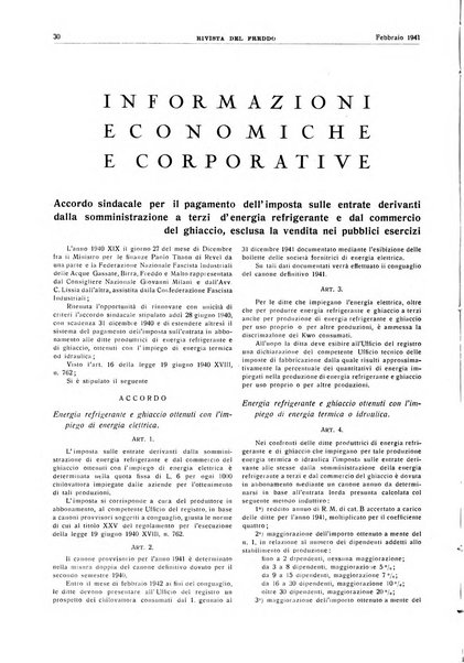 Rivista del freddo periodico mensile illustrato tecnico, scientifico, economico, commerciale