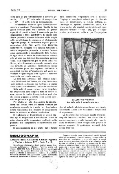 Rivista del freddo periodico mensile illustrato tecnico, scientifico, economico, commerciale