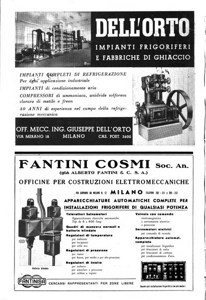 Rivista del freddo periodico mensile illustrato tecnico, scientifico, economico, commerciale