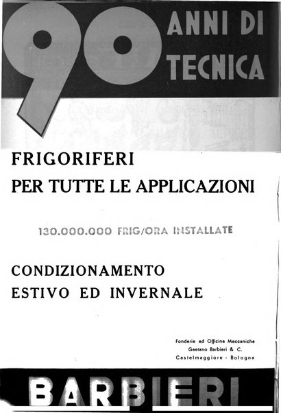 Rivista del freddo periodico mensile illustrato tecnico, scientifico, economico, commerciale