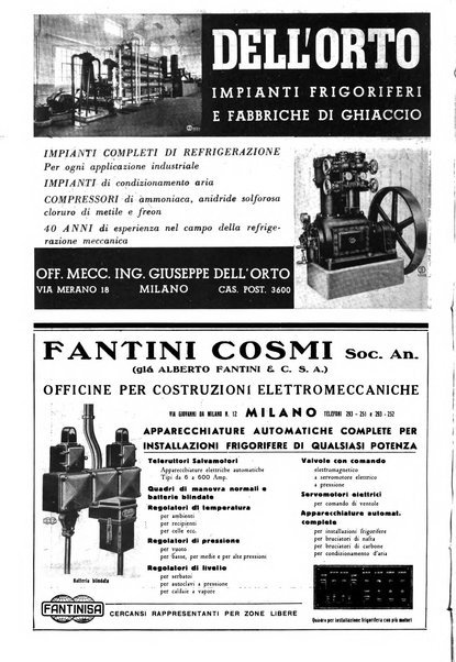 Rivista del freddo periodico mensile illustrato tecnico, scientifico, economico, commerciale