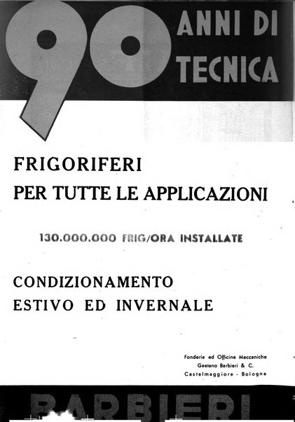 Rivista del freddo periodico mensile illustrato tecnico, scientifico, economico, commerciale