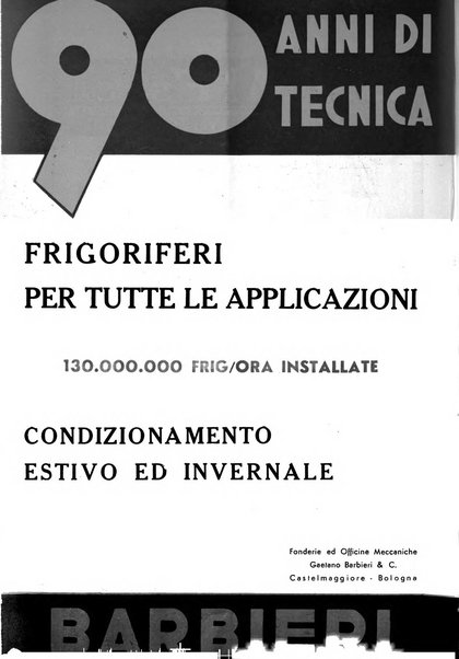 Rivista del freddo periodico mensile illustrato tecnico, scientifico, economico, commerciale