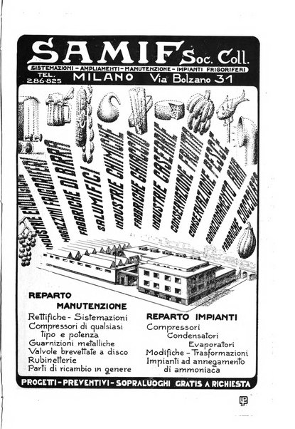 Rivista del freddo periodico mensile illustrato tecnico, scientifico, economico, commerciale