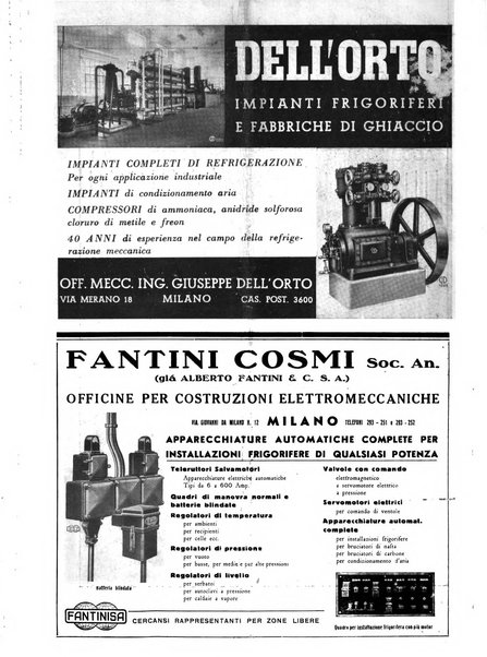 Rivista del freddo periodico mensile illustrato tecnico, scientifico, economico, commerciale