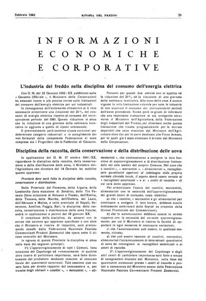 Rivista del freddo periodico mensile illustrato tecnico, scientifico, economico, commerciale