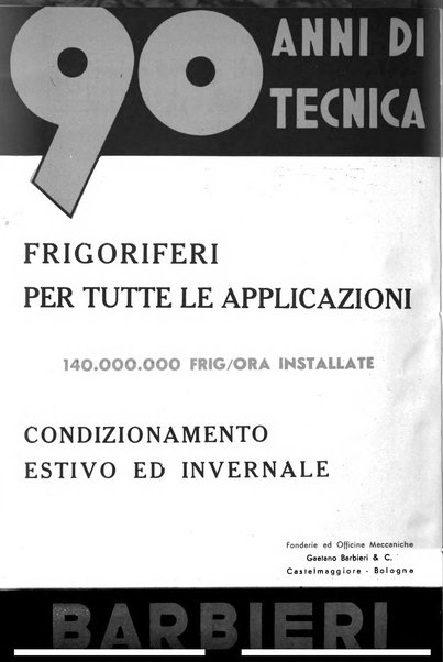 Rivista del freddo periodico mensile illustrato tecnico, scientifico, economico, commerciale