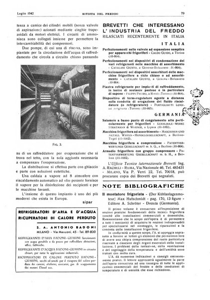 Rivista del freddo periodico mensile illustrato tecnico, scientifico, economico, commerciale