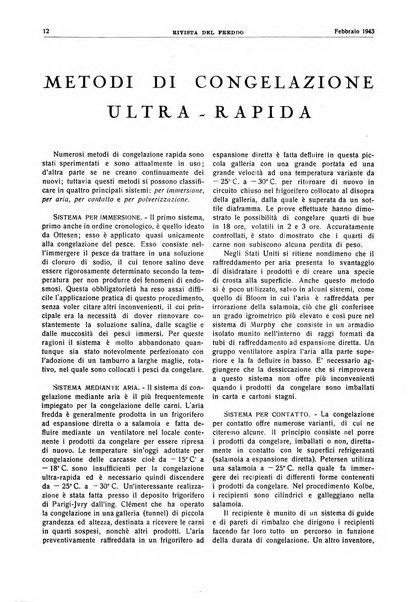 Rivista del freddo periodico mensile illustrato tecnico, scientifico, economico, commerciale