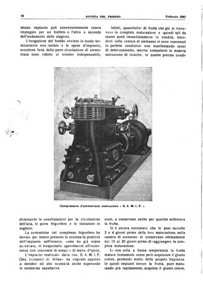 Rivista del freddo periodico mensile illustrato tecnico, scientifico, economico, commerciale