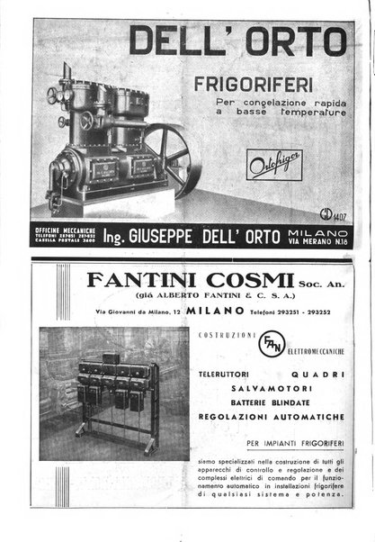 Rivista del freddo periodico mensile illustrato tecnico, scientifico, economico, commerciale