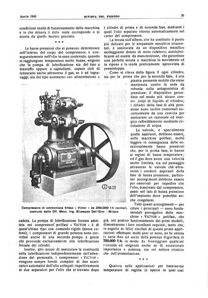 Rivista del freddo periodico mensile illustrato tecnico, scientifico, economico, commerciale